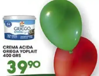 Alsuper Yoplait crema acida griega oferta