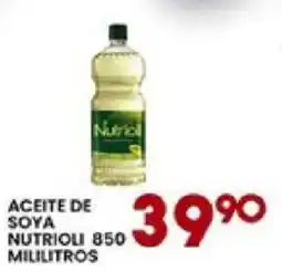 Alsuper Nutrioli aceite de soya oferta