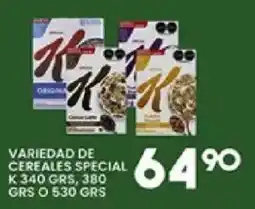 Alsuper Variedad de cereales special k oferta