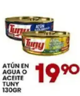 Alsuper Tuny atún en agua o aceite oferta