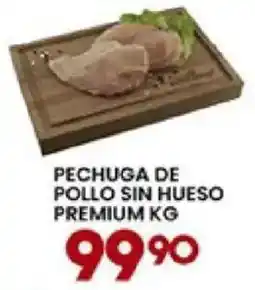 Alsuper Pechuga de pollo sin hueso premium oferta