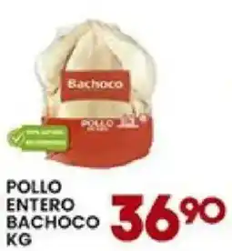 Alsuper Bachoco pollo entero oferta