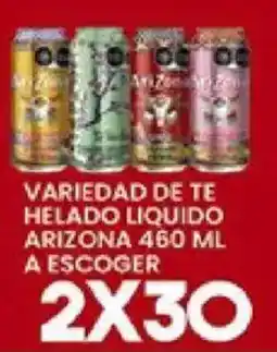 Alsuper Arizona variada de té helado líquido oferta