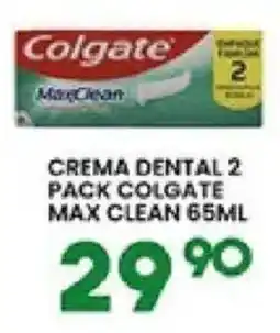 Alsuper Colgate crema dental max clean oferta