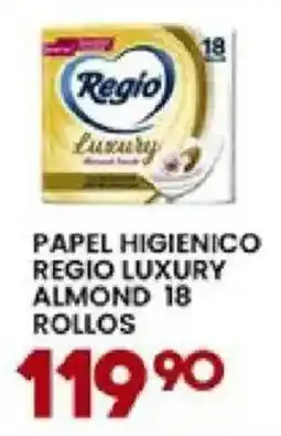 Alsuper Regio papel higienico luxury almond oferta