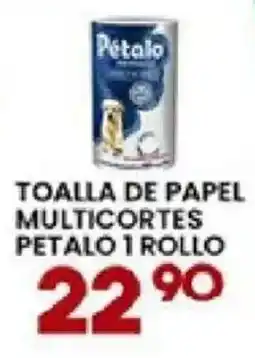 Alsuper Petaló toalla de papel multicortes oferta