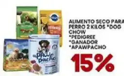 Alsuper dog chow *pedigree *ganador *apawpacho oferta