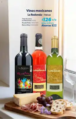 Sam's Club La Redonda Vinos mexicanos oferta