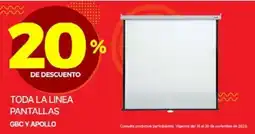 Ofix Gbc y apollo pantallas oferta