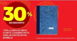 Ofix estrella florete cuaderno pasta dura blocks de notas oferta