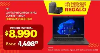 Hp laptop hp 240 g8 14 hd