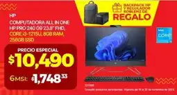 Ofix hp computadora all in one hp pro 240 g9 23.8" fhd oferta
