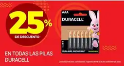 Ofix Duracell pilas oferta