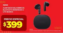 Ofix Redmi audifonos inalambricos bluetooth redmi buds 4 lite negros oferta