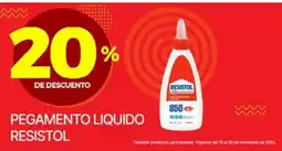 Ofix Resistol pegamento liquido oferta