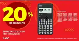 Ofix Casio seleccionados oferta