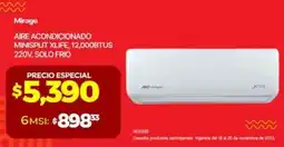 Ofix Mirage aire acondicionado minisplit xlif, 12,000btus oferta