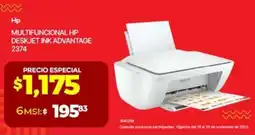 Ofix Hp multifuncional hp deskjet ink advantage 2374 oferta
