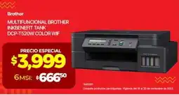 Ofix Brother multifuncional brother inkbenefit tank dcp-t520w color wif oferta