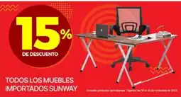 Ofix Sunway todos los muebles importados oferta