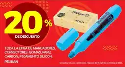 Ofix pelikan toda la linea de marcadores, correctores, gomas, papel carbon, pegamento silicon oferta
