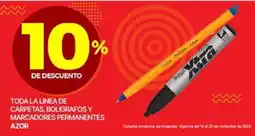 Ofix Azor carpetas boligrafos y marcadores permanentes oferta