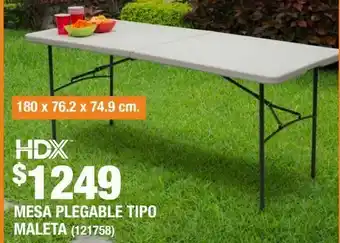The Home Depot Mesa plegable tipo maleta oferta