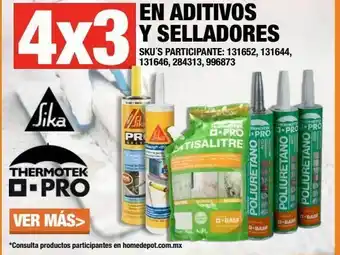 The Home Depot Aditivos y selladores sika/ thermotek oferta