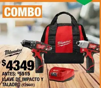 The Home Depot Llave de impacto y taladro milwaukee oferta