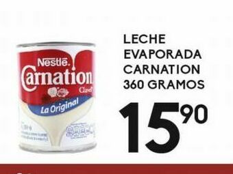 Alsuper Leche evaporada carnation 360g oferta