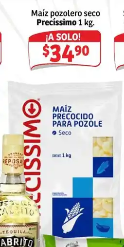 Soriana Mercado Precissimo maiz pozolero seco oferta