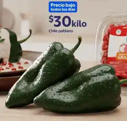 Walmart Express Chile poblano oferta