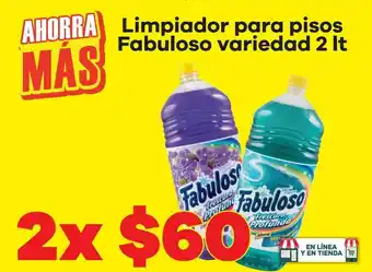 HEB Fabuloso limpiador liquido mar fresco 2 lt oferta