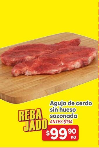 HEB Heb aguja de cerdo para asar 1 kg oferta