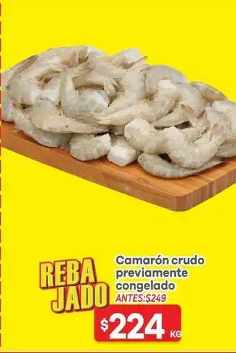 HEB Camarón crudo previamente congelado kg oferta