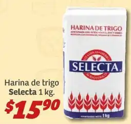 Soriana Mercado Selecta harina de trigo oferta