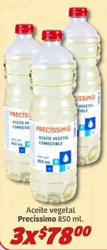 Soriana Mercado Precíssimo aceite vegetal comestible oferta