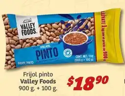 Soriana Mercado Valley Foods Frijol Pinto oferta