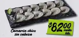 Soriana Mercado Camarón chico sin cabeza oferta