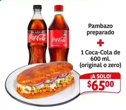 Soriana Mercado Coca-Cola Pambazo preparado oferta