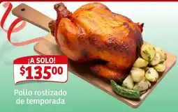 Soriana Mercado Pollo rostizado de temporada oferta