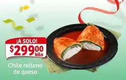 Soriana Mercado Chile relleno de queso oferta