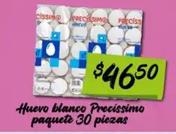 Soriana Mercado Precissimo Huevo blanco oferta
