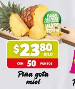 Soriana Mercado Piña gota miel oferta