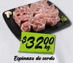 Soriana Mercado Espinazo de cerdo oferta