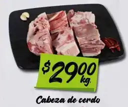 Soriana Mercado Cabeza de cerdo oferta