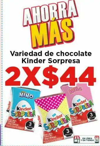 Kinder sorpresa huevito de chocolate 40g 2 pz