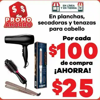 HEB Planchas, secadoras y tenazas para cabello oferta