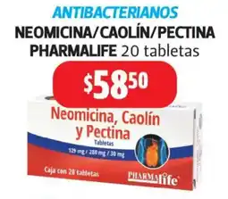 Farmacias Guadalajara Pharmalife Neomicina Caolín y Pectina oferta