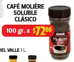 Farmacias Guadalajara Café Molière Soluble Clásico oferta